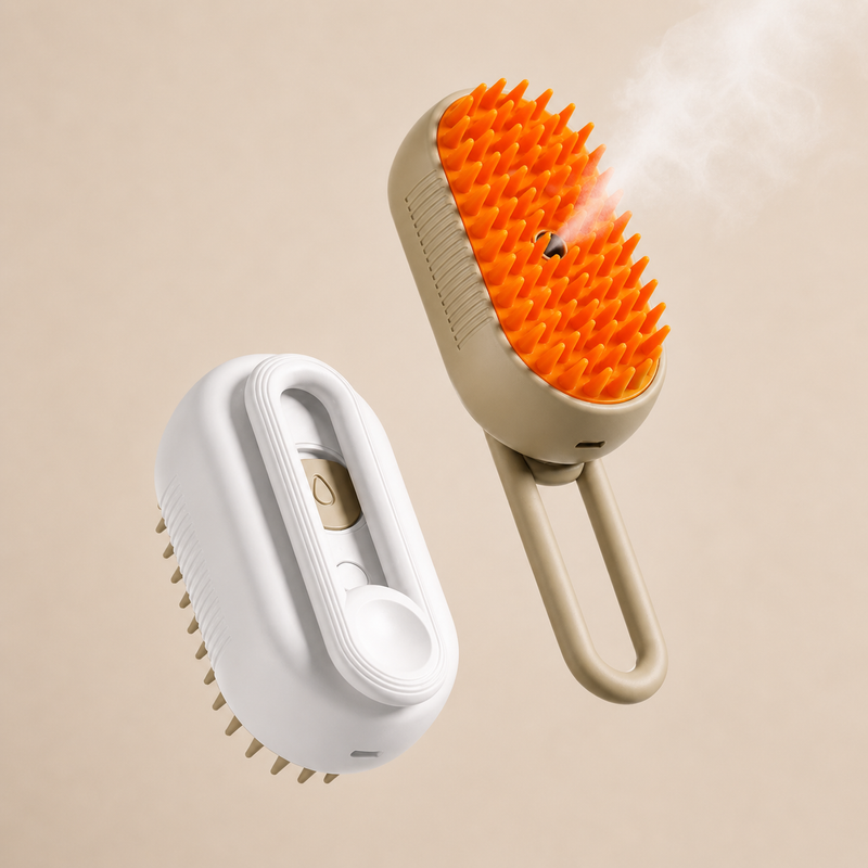 Paw Plug Mist Grooming Brush